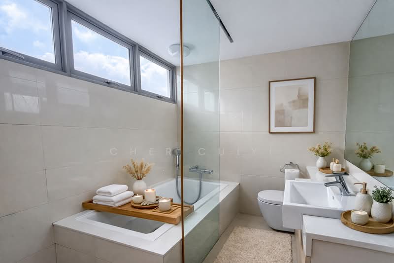 Terrasse, 29 Terrasse Lane, 3 Bedrooms, 1,550 sqft, Condominium For Sale, by Cher Cuiyi, 500201413 - Bathroom (AI) - PropertyGuru.com.sg