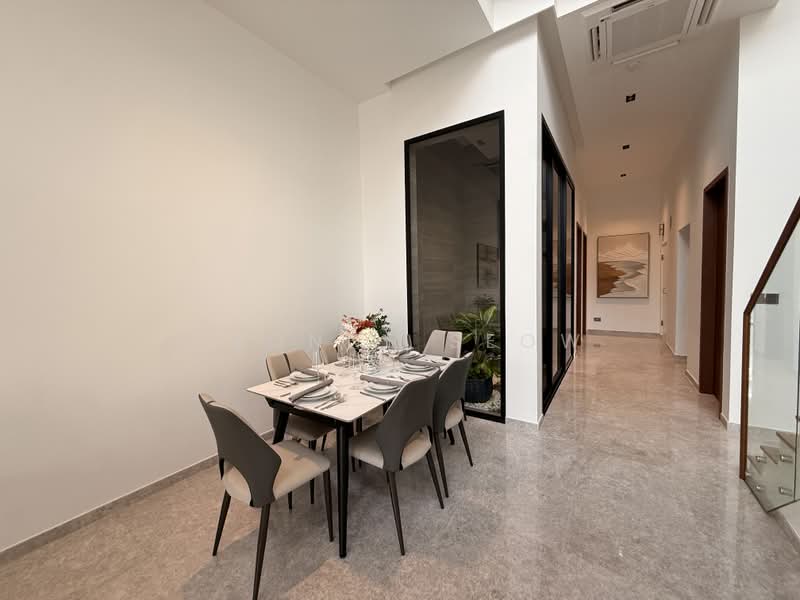 FREEHOLD 3 Storey Inter Terrace! With Attic and Lift! BRAND NEW!!, , 5 Bedrooms, 1,771 sqft, Terraced House For Sale, by Evonne Seow, 500201432 - Dining Room - PropertyGuru.com.sg