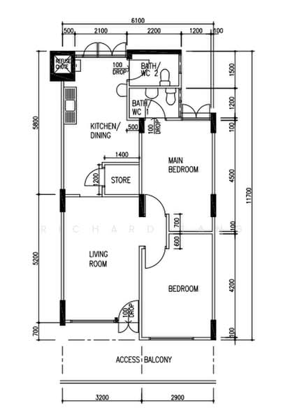 725 Yishun Street 71, 725 Yishun Street 71, 2 Bedrooms, 689 sqft, HDB Flat For Sale, by Richard Tang, 500201484 - PropertyGuru.com.sg