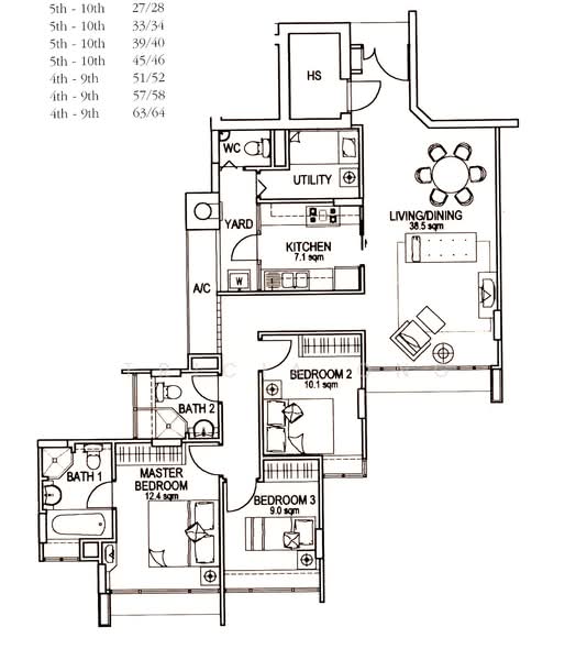 Changi Rise Condo, 16 Simei Rise, 3 Bedrooms, 1,130 sqft, Condominium For Sale, by Tricia Ong, 500201513 - PropertyGuru.com.sg