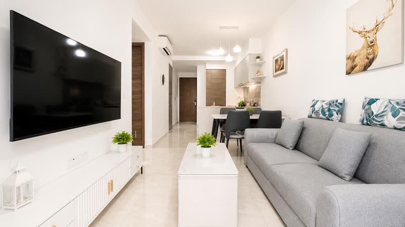 The Florence Residences, 85 Hougang Avenue 2, 2 Bedrooms, 667 sqft, Condominium For Sale, by Eileen Siu, 500201521 - Living Room - PropertyGuru.com.sg