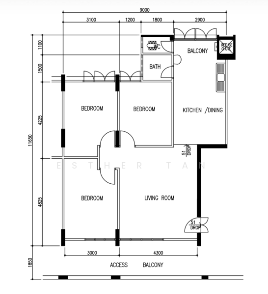 227 Lorong 8 Toa Payoh, 227 Lorong 8 Toa Payoh, 3 Bedrooms, 883 sqft, HDB Flat For Sale, by Esther Tan, 500201542 - PropertyGuru.com.sg