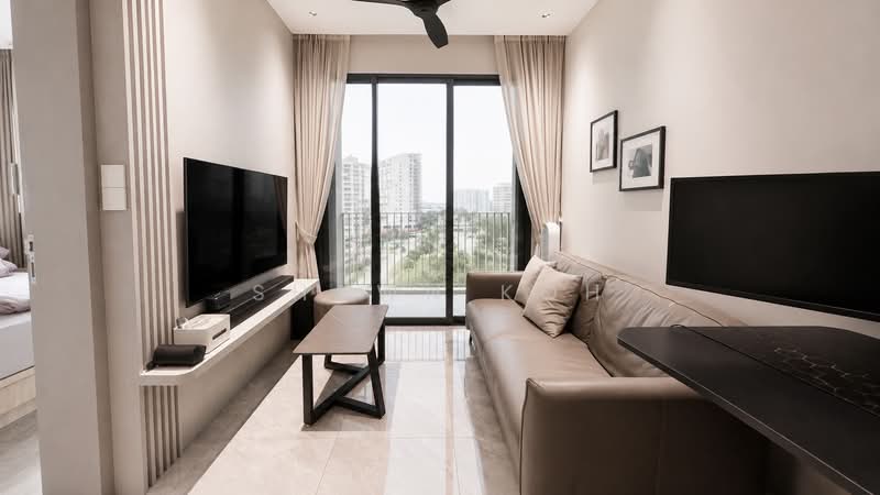 The Garden Residences, 1 Serangoon North View, 1 Bedroom, 452 sqft, Condominium For Sale, by Shawn Koh, 500201558 - Living Room - PropertyGuru.com.sg