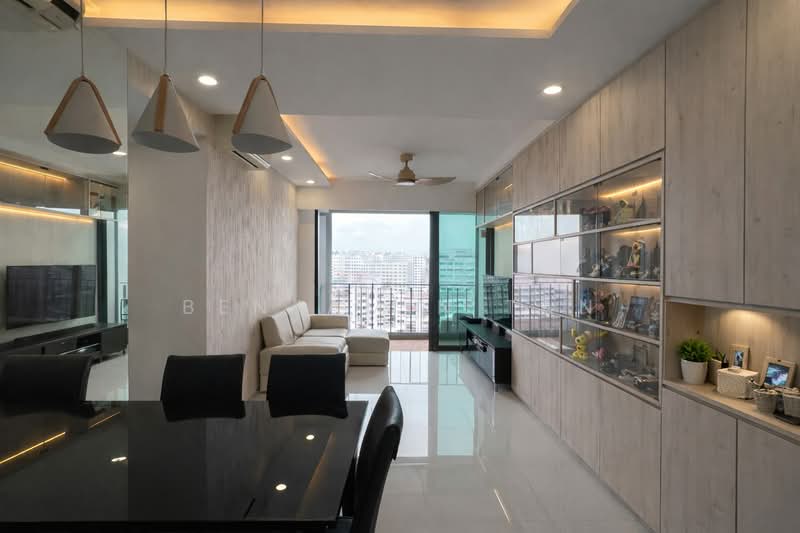 Esparina Residences, 123 Compassvale Bow, 3 Bedrooms, 1,001 sqft, Executive Condominium For Rent, by Benjamin Tan, 500201573 - Living Room - PropertyGuru.com.sg