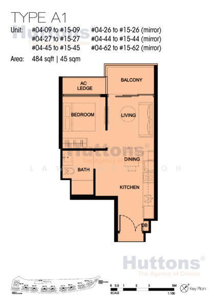 Kingsford Waterbay, 68 Upper Serangoon View, 1 Bedroom, 484 sqft, Condominium For Sale, by Lawrence Loh, 500201585 - PropertyGuru.com.sg