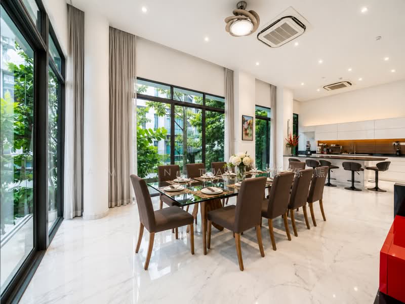 ⭐️1 KM OF SCGS (PRIMARY)⭐️MASSIVE 5-STY SEMI-D (DETACHABLE) @ FERNHILL⭐️NEAR STEVENS MRT STATION⭐️, Fernhill Crescent Robin Stevens Trevose Tempua Unggas Bahasa Tudor University Watten Shelford Hillcrest Greenwood Gentle Chancery Cluny Balmoral Robin Goldhill Barker Mount Rosie Harom Setangkai Dalkeith Berrima Harlyn Camborne Kheam Hock Duchess Fir, 9 Bedrooms, 15,794 sqft, Semi-Detached House For Sale, by Damian Tan 陈係赈, 500201611 - Dining Room - PropertyGuru.com.sg