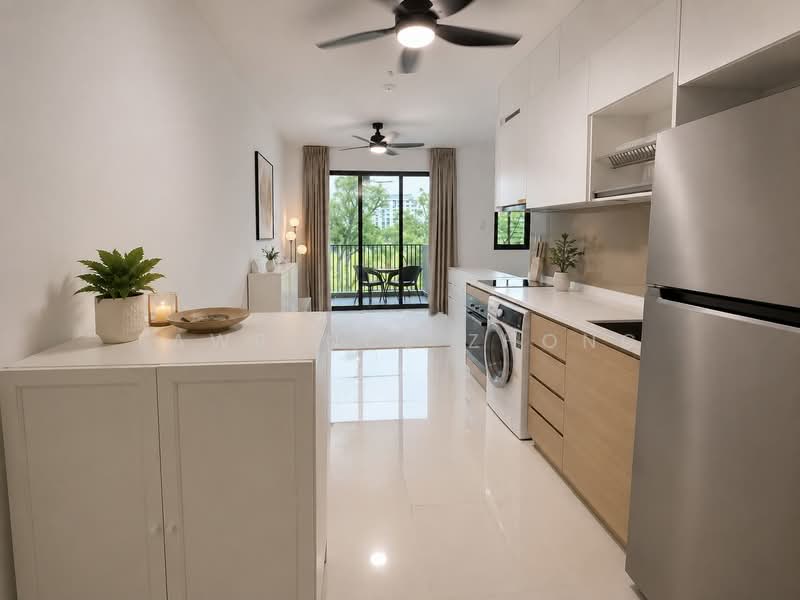 Treasure at Tampines, 11 Tampines Lane, 1 Bedroom, 463 sqft, Condominium For Sale, by Lawrence Zhong, 500201612 - Kitchen - PropertyGuru.com.sg