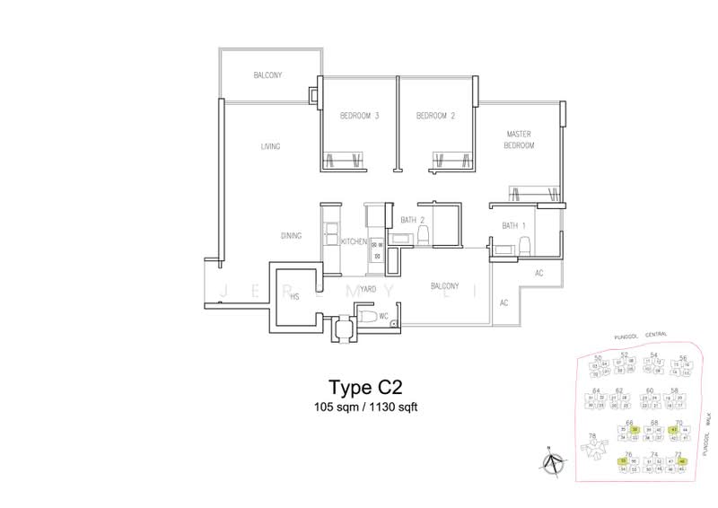 A Treasure Trove, 70 Punggol Walk, 3 Bedrooms, 1,130 sqft, Condominium For Rent, by Jeremy Li, 500201623 - PropertyGuru.com.sg