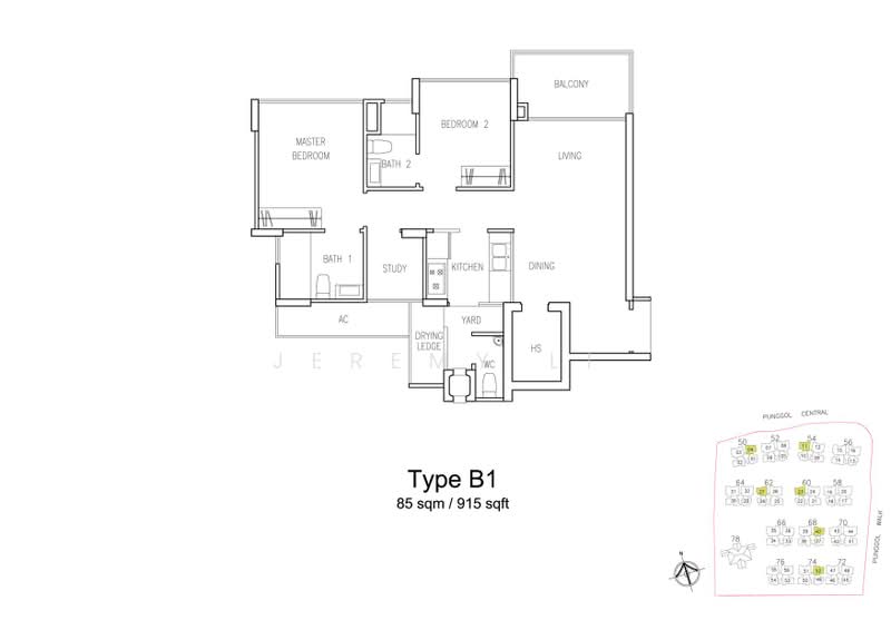 A Treasure Trove, 74 Punggol Walk, 2 Bedrooms, 915 sqft, Condominium For Rent, by Jeremy Li, 500201627 - PropertyGuru.com.sg