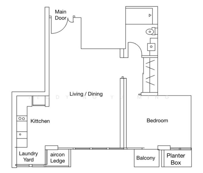 D'Palma, 16 Lorong Mydin, 1 Bedroom, 645 sqft, Apartment For Rent, by Teddy Ng Yu Ming, 500201653 - PropertyGuru.com.sg