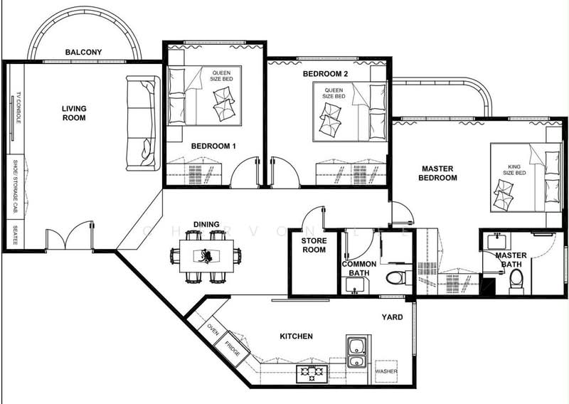 Silahis Apartments, 121 Lorong K Telok Kurau, 3 Bedrooms, 1,280 sqft, Apartment For Sale, by Chervon Lee, 500201706 - PropertyGuru.com.sg