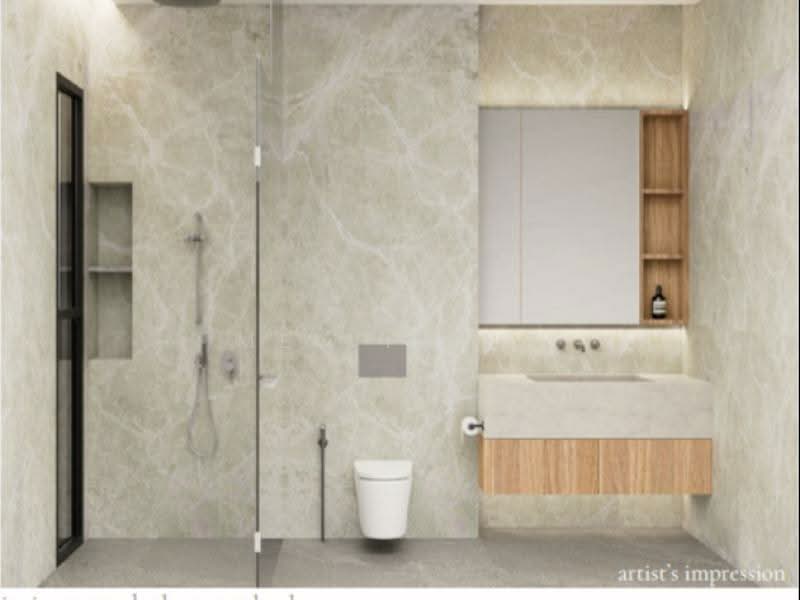 ⭐Tallest, Highest⭐BIGGER than Semi-D✅Brand New, 6storey FREEHOLD Corner Home, 6storey | 6 Rooms | Hilltop | True Corner | TOP Soon, 7 Bedrooms, 7,940 sqft, Corner Terrace For Sale, by Melvin Ng, 500201911 - Bathroom - PropertyGuru.com.sg