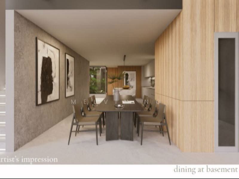 ⭐Tallest, Highest⭐BIGGER than Semi-D✅Brand New, 6storey FREEHOLD Corner Home, 6storey | 6 Rooms | Hilltop | True Corner | TOP Soon, 7 Bedrooms, 7,940 sqft, Corner Terrace For Sale, by Melvin Ng, 500201911 - Dining Room - PropertyGuru.com.sg