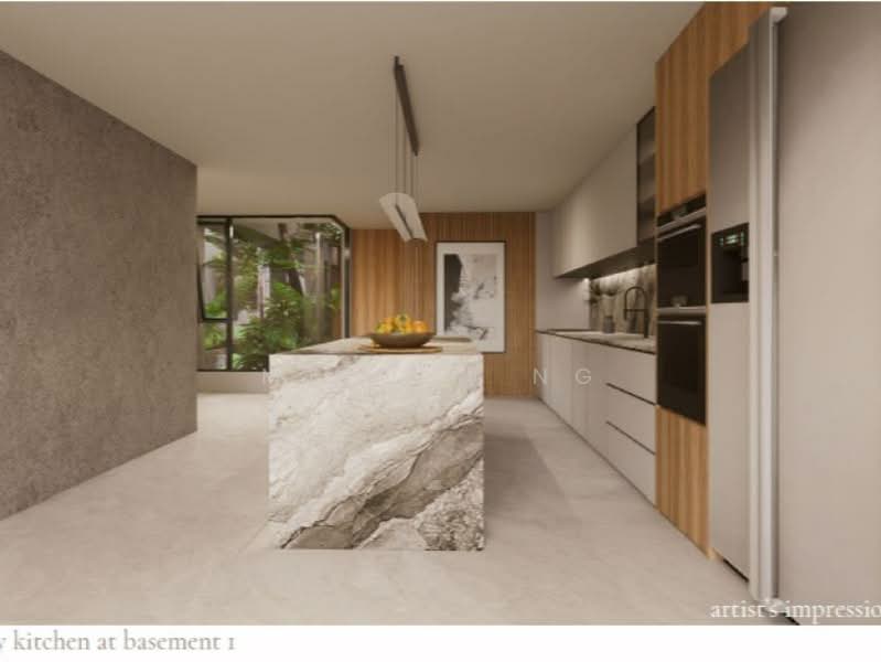 ⭐Tallest, Highest⭐BIGGER than Semi-D✅Brand New, 6storey FREEHOLD Corner Home, 6storey | 6 Rooms | Hilltop | True Corner | TOP Soon, 7 Bedrooms, 7,940 sqft, Corner Terrace For Sale, by Melvin Ng, 500201911 - Kitchen - PropertyGuru.com.sg