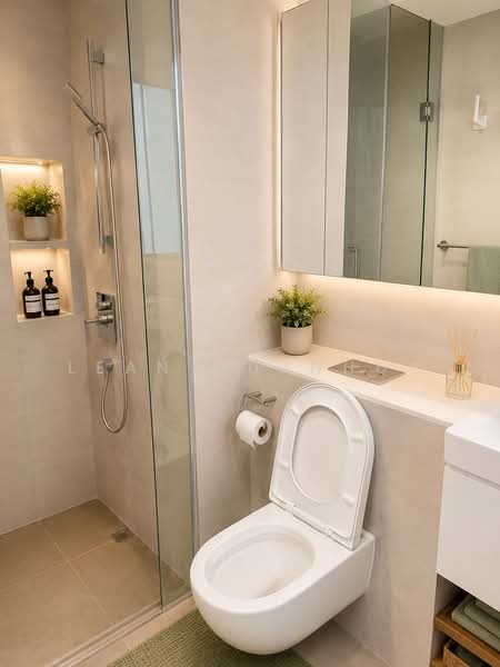 Eight Riversuites, 2 Whampoa East, 2 Bedrooms, 840 sqft, Condominium For Rent, by Lean Guanhua, 500201942 - Bathroom - PropertyGuru.com.sg