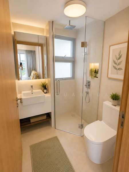 Eight Riversuites, 2 Whampoa East, 2 Bedrooms, 840 sqft, Condominium For Rent, by Lean Guanhua, 500201942 - Bathroom - PropertyGuru.com.sg