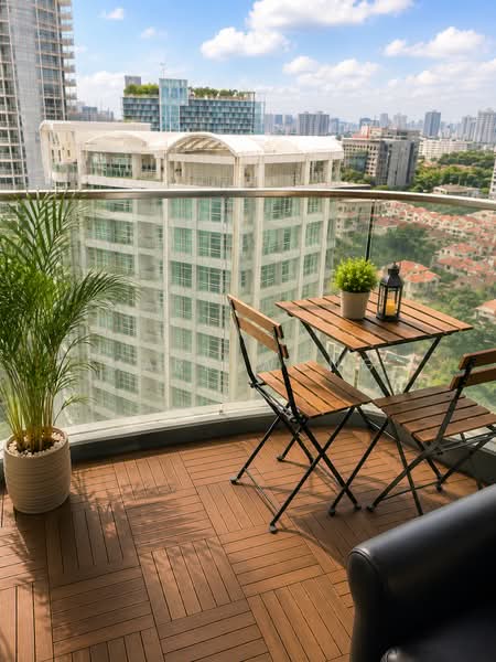 Espada, 48 Saint Thomas Walk, Studio, 355 sqft, Condominium For Rent, by Mark Wong, 500201951 - Balcony - PropertyGuru.com.sg