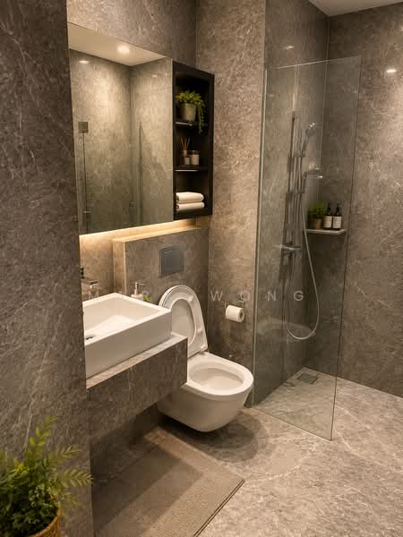 Espada, 48 Saint Thomas Walk, Studio, 355 sqft, Condominium For Rent, by Mark Wong, 500201951 - Bathroom - PropertyGuru.com.sg