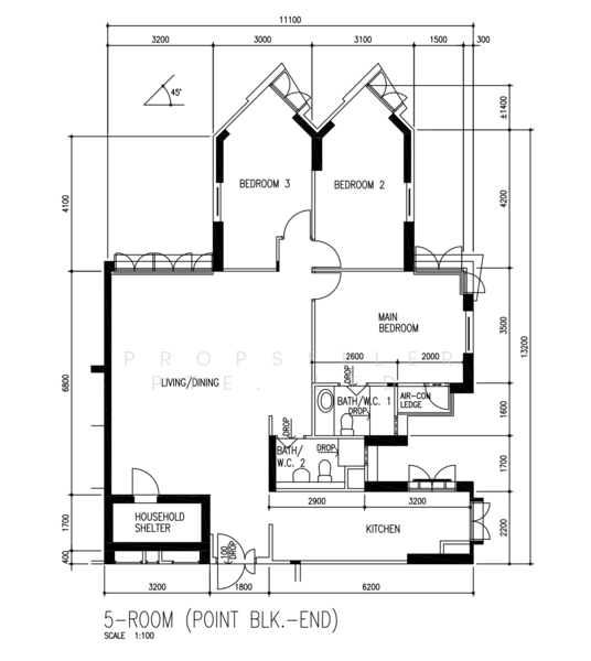 385 Bukit Batok West Avenue 5, 385 Bukit Batok West Avenue 5, 3 Bedrooms, 1,238 sqft, HDB Flat For Sale, by ADNIX LIU, 500201993 - PropertyGuru.com.sg