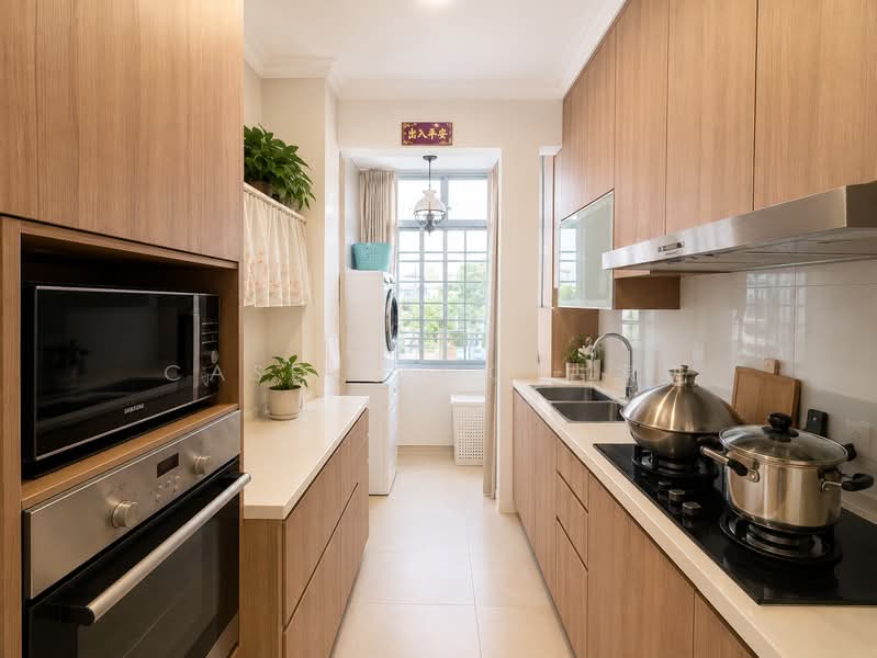 The Windsor, 5A Ontario Avenue, 3 Bedrooms, 1,582 sqft, Condominium For Sale, by Casey Koo 古家进, 500202032 - Kitchen - PropertyGuru.com.sg