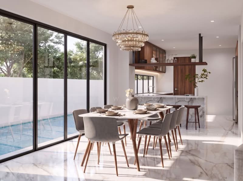 Brand New Semi-D within 1km of NYPS, Coronation Rd, Duchess Ave, Coronation Dr, Duchess Road Namly Setangkai Coronation King's Queen's Princess of Wales Duke's Watten Hillcrest, Tanglin / Holland / Bukit Timah, 4 Bedrooms, 7,000 sqft, Semi-Detached House For Sale, by Ashley Wong Hui Min (黄鏸慜), 500202034 - Dining Room - PropertyGuru.com.sg