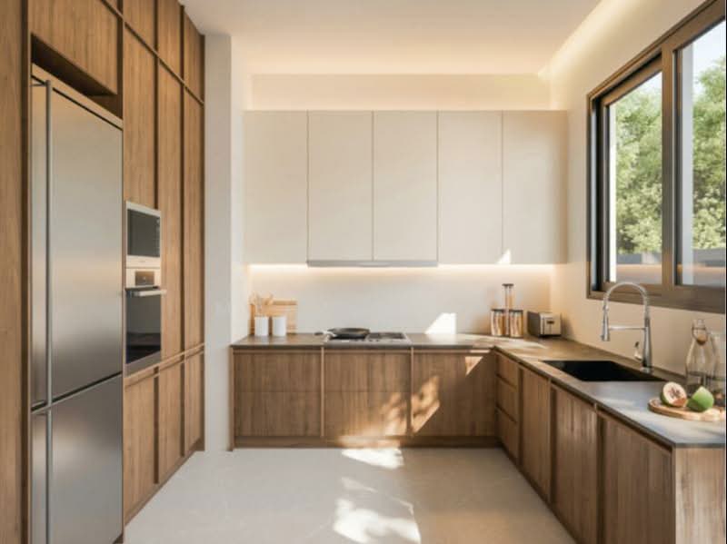⭐Renowned Landed Developer & Architect✅D15 - Brand New $8.xxM FREEHOLD Semi-D, Pool & Lift | 5 Rooms ensuite | 2 Cars, East Coast / Marine Parade, 6 Bedrooms, 6,175 sqft, Semi-Detached House For Sale, by Melvin Ng, 500202037 - Kitchen - PropertyGuru.com.sg
