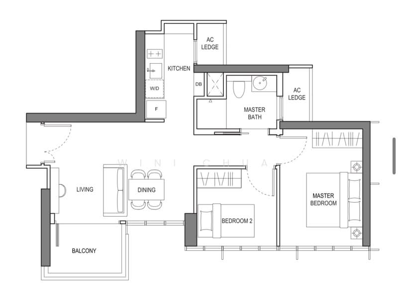 LIV @ MB, 114B Arthur Road, 2 Bedrooms, 678 sqft, Condominium For Sale, by Wini Chua, 500202091 - PropertyGuru.com.sg