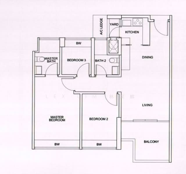 Centro Residences, 59 Ang Mo Kio Avenue 8, 3 Bedrooms, 1,356 sqft, Condominium For Sale, by Lex Lim 林双麟, 500202103 - PropertyGuru.com.sg