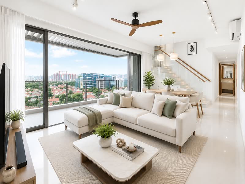 Bartley Residences, 3 Lorong How Sun, 4 Bedrooms, 1,636 sqft, Condominium For Sale, by Eve Liew, 500202140 - Living Room - PropertyGuru.com.sg