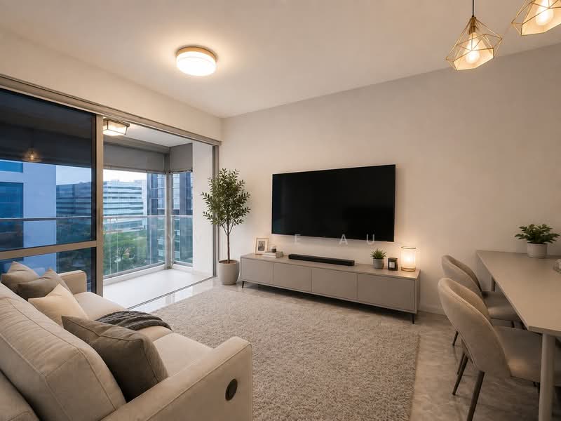 The Santorini, 31 Tampines Street 86, Pasir Ris / Tampines, 2 Bedrooms, 743 sqft, Condominium For Sale, by Yvette Au, 500202151 - Living Room - PropertyGuru.com.sg