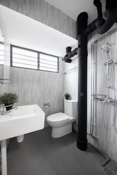 Move in Ready Renovated 2+1 Bedroom 3 Room Flat AMK MRT Teck Ghee MRT, , 3 Bedrooms, 786 sqft, HDB Flat For Sale, by CD Sung, 500202177 - Bathroom - PropertyGuru.com.sg
