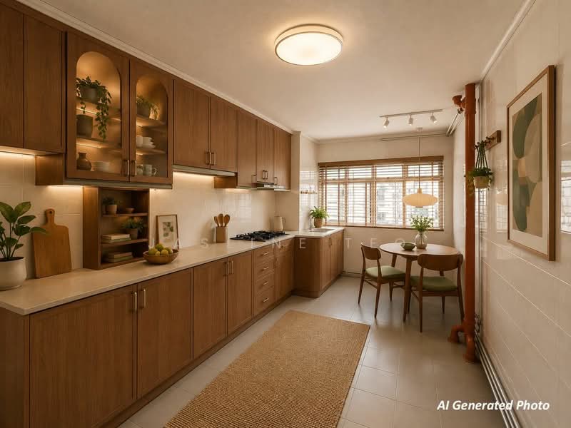 105 Bedok North Avenue 4, 105 Bedok North Avenue 4, 2 Bedrooms, 721 sqft, HDB Flat For Sale, by Jasline Teo, 500202198 - Kitchen - PropertyGuru.com.sg