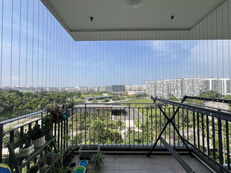 CityLife @ Tampines, 63 Tampines Central 7, 3 Bedrooms, 1,130 sqft, Executive Condominium For Sale, by Nate Lim, 500202221 - Balcony - PropertyGuru.com.sg