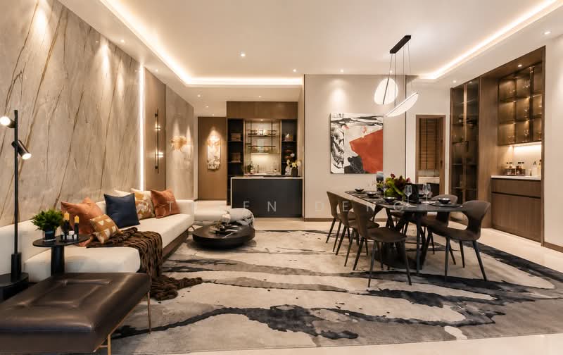 The Sen, De Souza Avenue, 3 Bedrooms, 872 sqft, Condominium For Sale, by Steven Deng, 500202251 - Living Room - PropertyGuru.com.sg