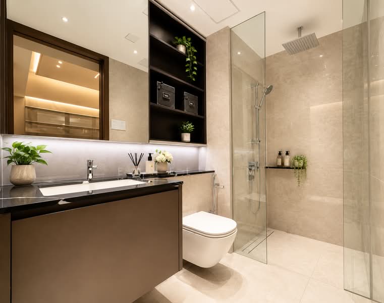 One Marina Gardens, 3 Marina Gardens Lane, 2 Bedrooms, 657 sqft, Apartment For Sale, by Ethel Lim, 500202272 - Bathroom - PropertyGuru.com.sg