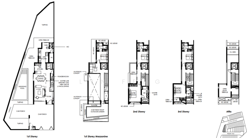 Tavistock MRT ๐Ang Mo Kio Ave 5 ๐ 2km to Rosyth School Brand New 5 Sty Semi-Detached Landed House, 1 Pollen Walk, 6 Bedrooms, 3,873 sqft, Semi-Detached House For Sale, by Lyn Feng, 500202337 - PropertyGuru.com.sg