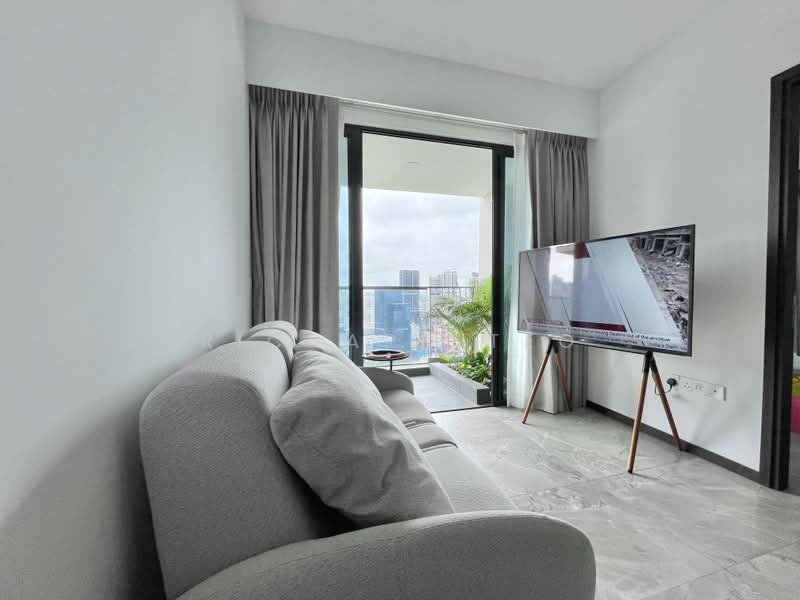 One Pearl Bank, 1 Pearl Bank, 2 Bedrooms, 700 sqft, Condominium For Sale, by Richard Teo, 500202345 - Living Room - PropertyGuru.com.sg