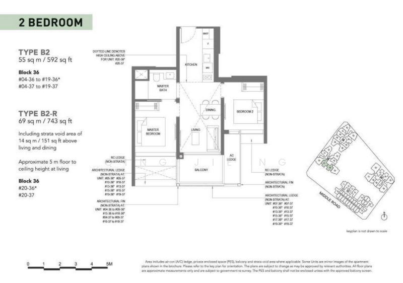 The M, 30 Middle Road, Beach Road / Bugis / Rochor, 2 Bedrooms, 592 sqft, Condominium For Sale, by Qing Jie Ng, 500202352 - PropertyGuru.com.sg