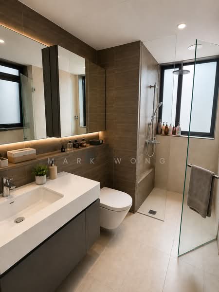 Botanique at Bartley, 225 Upper Paya Lebar Road, 3 Bedrooms, 1,066 sqft, Condominium For Sale, by Mark Wong, 500202366 - Bathroom - PropertyGuru.com.sg