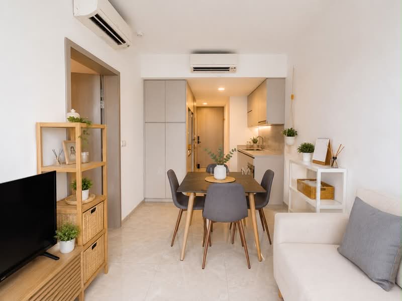 The Garden Residences, 1 Serangoon North View, 1 Bedroom, 452 sqft, Condominium For Rent, by Jax Lim, 500202380 - Living Room - PropertyGuru.com.sg