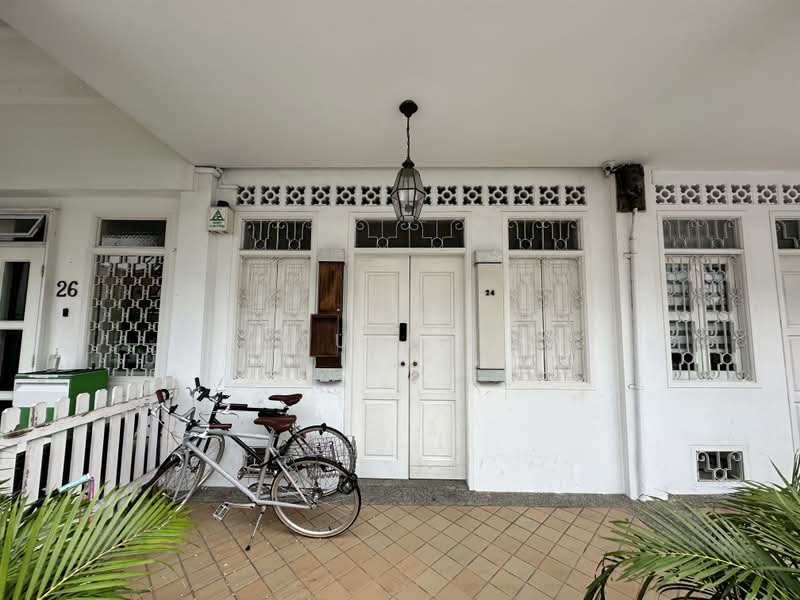 Double storey shophouse unit in Joochiat, , Studio, 700 sqft, Conservation House For Rent, by Yu Jie, 500202394 - Exterior - PropertyGuru.com.sg