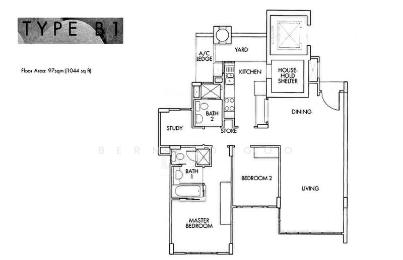 Forest Hills Condo, 25 Transit Road, 2 Bedrooms, 1,044 sqft, Condominium For Sale, by Bernard Goo, 500202411 - PropertyGuru.com.sg