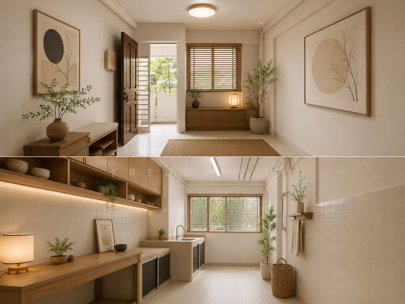 108 Ang Mo Kio Avenue 4, 108 Ang Mo Kio Avenue 4, 2 Bedrooms, 721 sqft, HDB Flat For Sale, by Freddy Teo, 500202425 - Entrance - PropertyGuru.com.sg