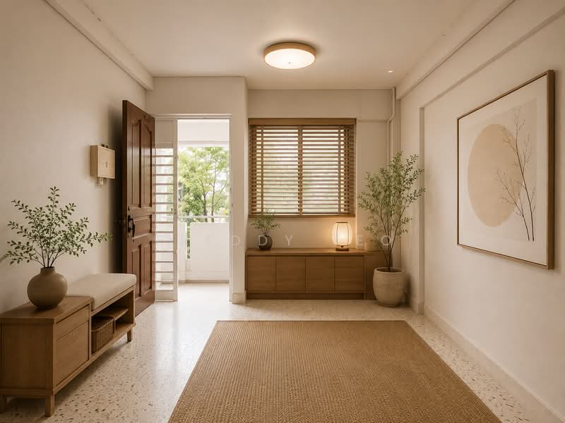 108 Ang Mo Kio Avenue 4, 108 Ang Mo Kio Avenue 4, 2 Bedrooms, 721 sqft, HDB Flat For Sale, by Freddy Teo, 500202425 - Entrance - PropertyGuru.com.sg