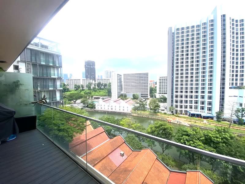Robertson Blue, 88 Robertson Quay, 2 Bedrooms, 1,238 sqft, Apartment For Sale, by Michael Ciola, 500202434 - Balcony - PropertyGuru.com.sg