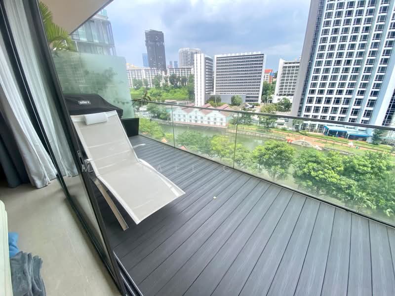 Robertson Blue, 88 Robertson Quay, Orchard / River Valley, 2 Bedrooms, 1,238 sqft, Apartment For Sale, by Michael Ciola, 500202434 - Balcony - PropertyGuru.com.sg