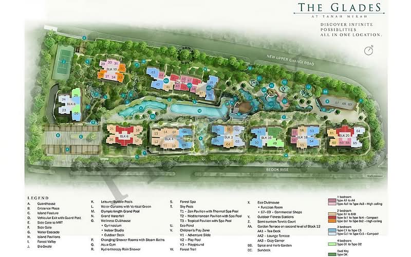 The Glades, 18 Bedok Rise, 1 Bedroom, 463 sqft, Condominium For Rent, by Terence Chow, 500202465 - Exterior - PropertyGuru.com.sg