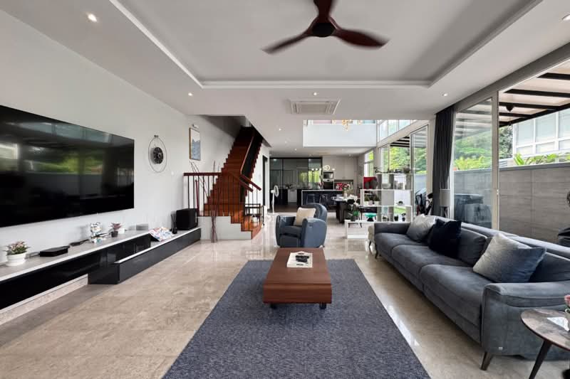 ❤️GIANT⚡️Renovated Corner Terrace w Unblocked Greenery Views at Springside Avenue, springleaf, springside ave, springside view, 4 Bedrooms, 5,000 sqft, Corner Terrace For Sale, by Lyn Huang (可欣), 500202549 - Living Room - PropertyGuru.com.sg