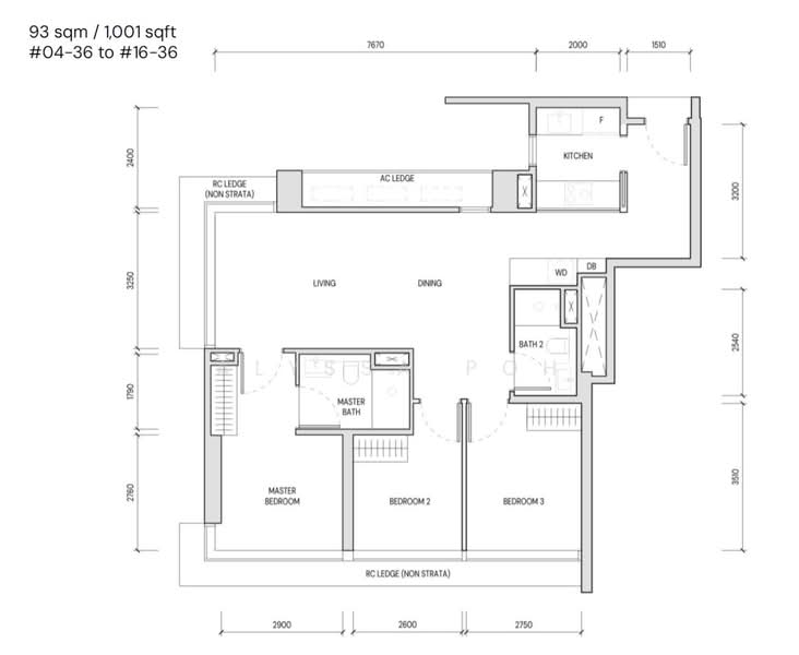 Aurea, 802 Beach Road, 3 Bedrooms, 1,001 sqft, Condominium For Sale, by Alyssa Poh, 500202606 - PropertyGuru.com.sg