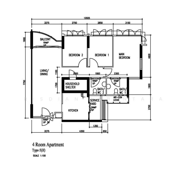 443 Yishun Avenue 11, 443 Yishun Avenue 11, 3 Bedrooms, 1,033 sqft, HDB Flat For Sale, by Risdian Isbintara, 500202620 - PropertyGuru.com.sg